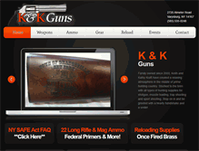 Tablet Screenshot of kkguns.com